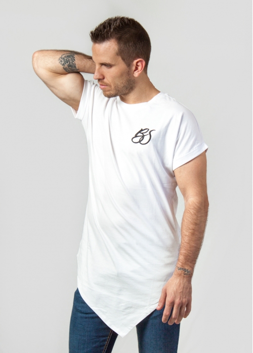 Camiseta Bachata Sensual bordado BS blanca
