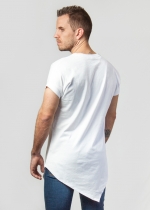 Camiseta Bachata Sensual bordado BS blanca